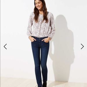 NWOT Loft Modern Straight Leg Jeans Sz 12